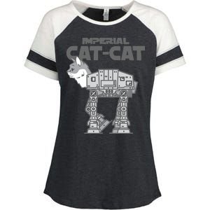 Imperial Cat Enza Ladies Jersey Colorblock Tee