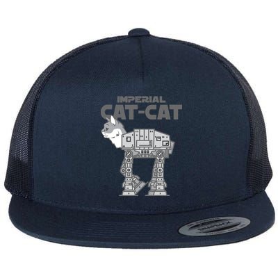 Imperial Cat Flat Bill Trucker Hat