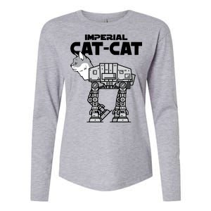 Imperial Cat Womens Cotton Relaxed Long Sleeve T-Shirt