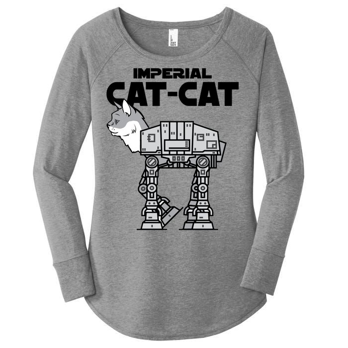 Imperial Cat Women's Perfect Tri Tunic Long Sleeve Shirt