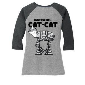 Imperial Cat Women's Tri-Blend 3/4-Sleeve Raglan Shirt