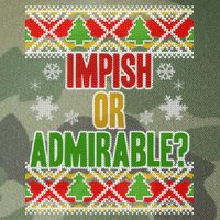 Impish or Admirable Ugly Christmas Legacy Tie Dye Trucker Hat