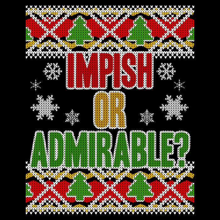 Impish or Admirable Ugly Christmas Mug