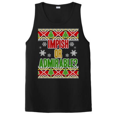 Impish or Admirable Ugly Christmas PosiCharge Competitor Tank