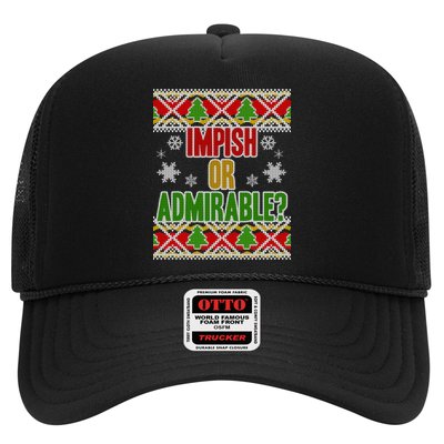 Impish or Admirable Ugly Christmas Trucker Hat