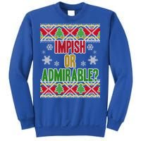 Impish or Admirable Ugly Christmas Sweatshirt