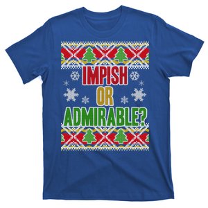 Impish or Admirable Ugly Christmas T-Shirt