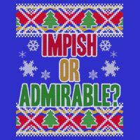 Impish or Admirable Ugly Christmas Button