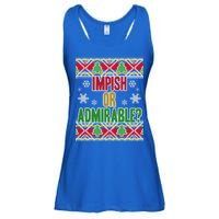 Impish or Admirable Ugly Christmas Ladies Essential Flowy Tank