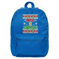 Impish or Admirable Ugly Christmas 16 in Basic Backpack