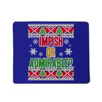 Impish or Admirable Ugly Christmas Mousepad