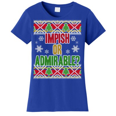 Impish or Admirable Ugly Christmas Women's T-Shirt