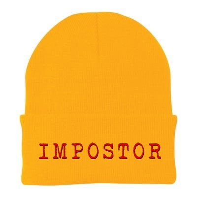 Impostor Game Meme Knit Cap Winter Beanie