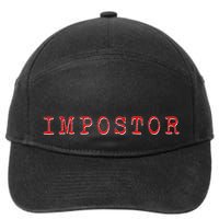 Impostor Game Meme 7-Panel Snapback Hat