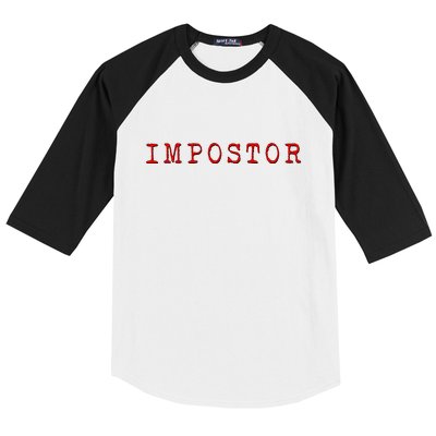 Impostor Game Meme Baseball Sleeve Shirt