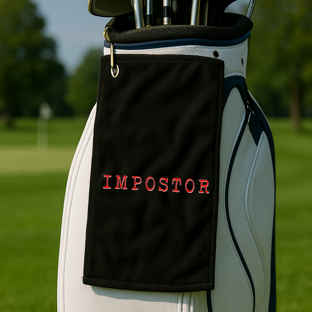 Impostor Game Meme Golf Towel