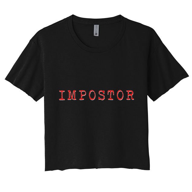 Impostor Game Meme Crop Top