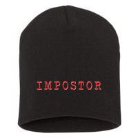 Impostor Game Meme Short Acrylic Beanie