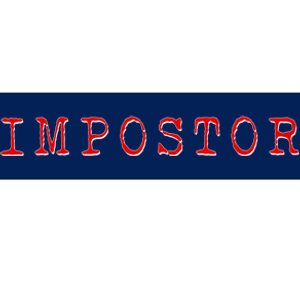 Impostor Game Meme Bumper Sticker