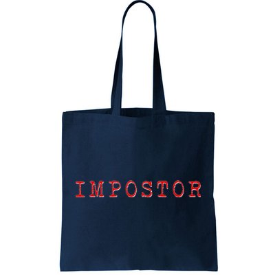 Impostor Game Meme Tote Bag