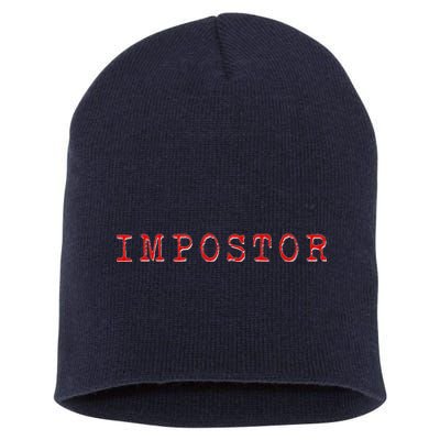 Impostor Game Meme Short Acrylic Beanie