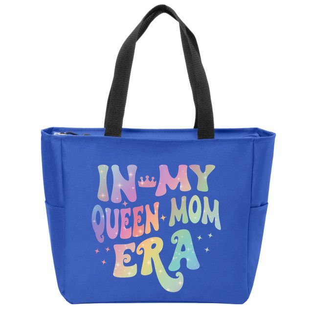 In My Queen Mom Era Gift Zip Tote Bag