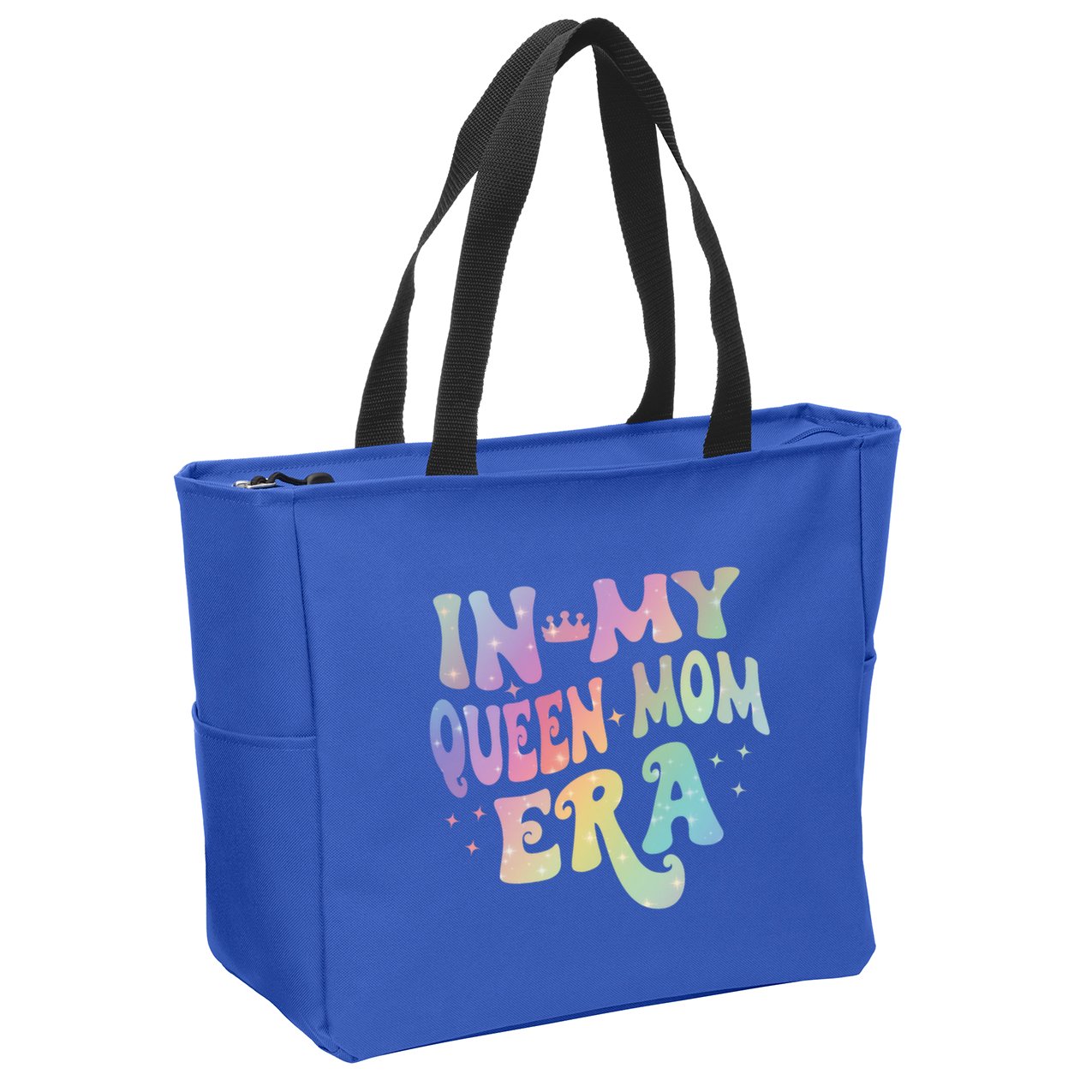 In My Queen Mom Era Gift Zip Tote Bag