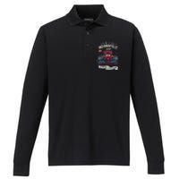 Indianapolis Mile Race Performance Long Sleeve Polo