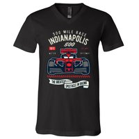 Indianapolis Mile Race V-Neck T-Shirt