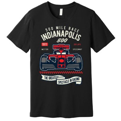 Indianapolis Mile Race Premium T-Shirt