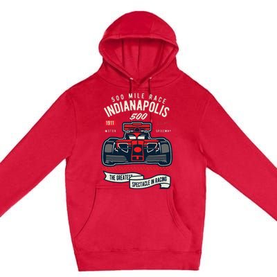 Indianapolis Mile Race Premium Pullover Hoodie