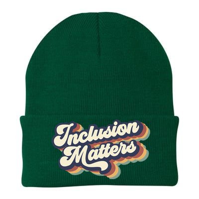 Inclusion Matters Retro Special Education Teacher Women Knit Cap Winter Beanie