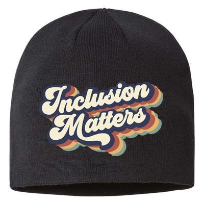 Inclusion Matters Retro Special Education Teacher Women Sustainable Beanie