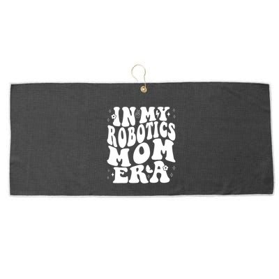 In My Robotics Mom Era Large Microfiber Waffle Golf Towel