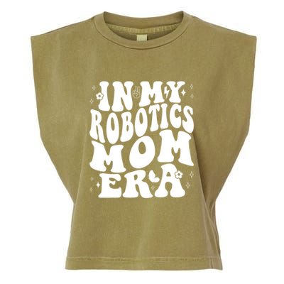 In My Robotics Mom Era Garment-Dyed Women's Muscle Tee