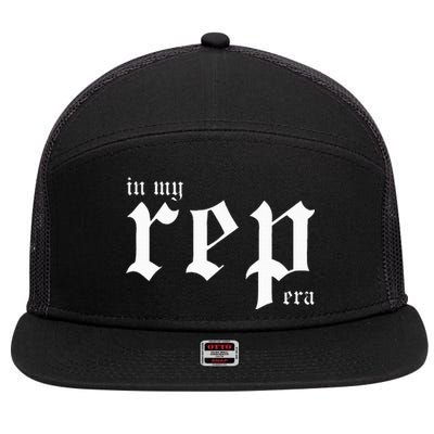 In My Rep Era 7 Panel Mesh Trucker Snapback Hat