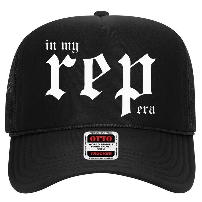 In My Rep Era High Crown Mesh Back Trucker Hat