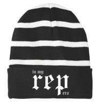 In My Rep Era Striped Beanie with Solid Band