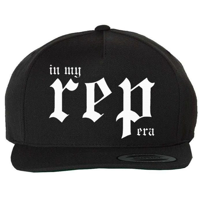 In My Rep Era Wool Snapback Cap