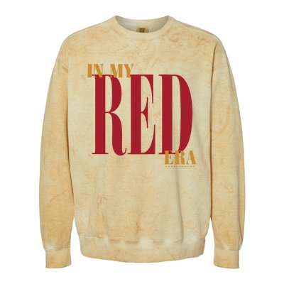 In My Red Era Colorblast Crewneck Sweatshirt