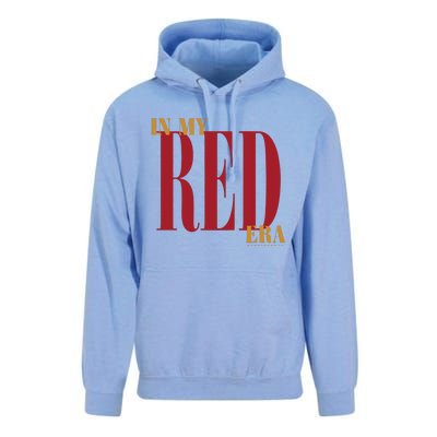 In My Red Era Unisex Surf Hoodie