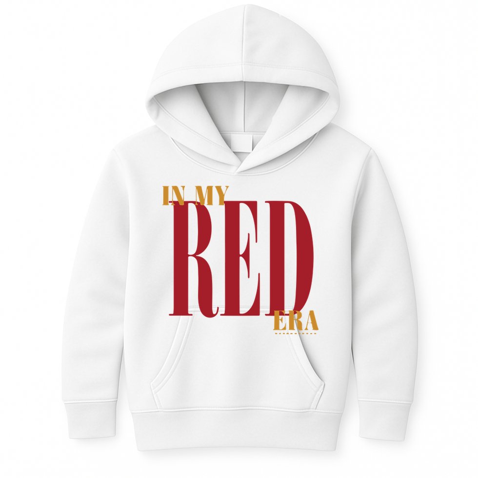 In My Red Era Kids Hoodie