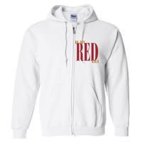 In My Red Era Full Zip Hoodie