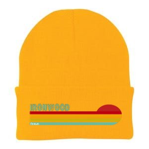 Ironwood Michigan Retro Knit Cap Winter Beanie