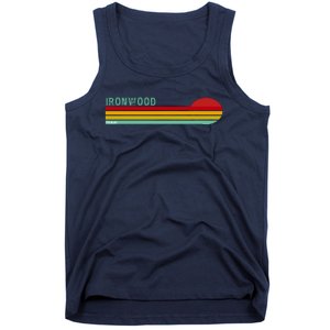 Ironwood Michigan Retro Tank Top