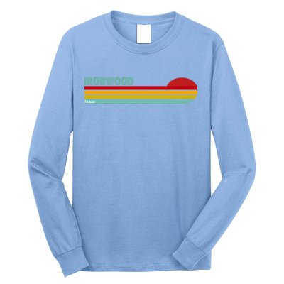 Ironwood Michigan Retro Long Sleeve Shirt
