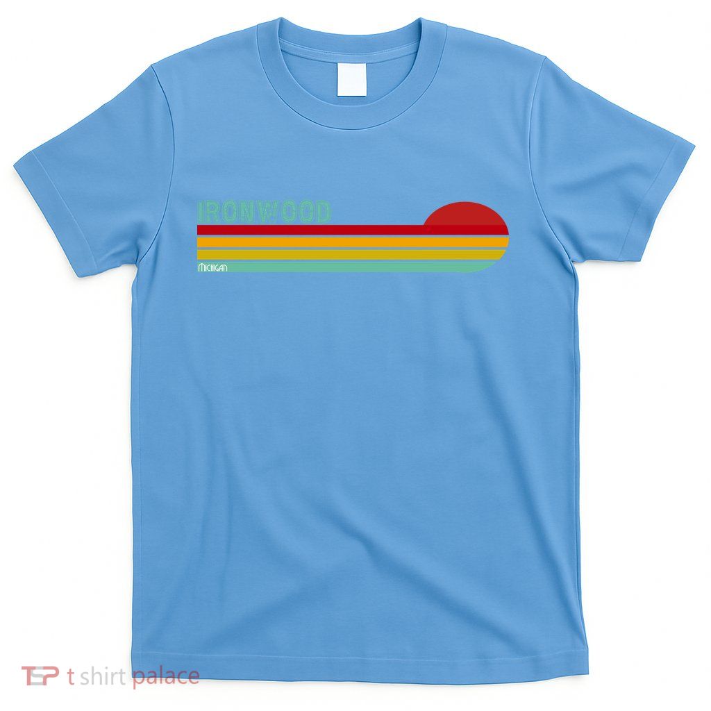Ironwood Michigan Retro T-Shirt