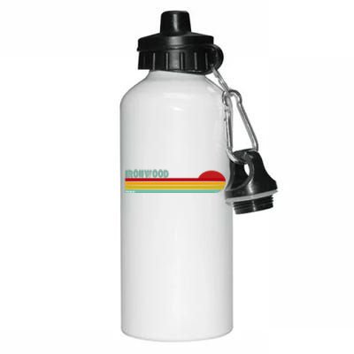 Ironwood Michigan Retro Aluminum Water Bottle 