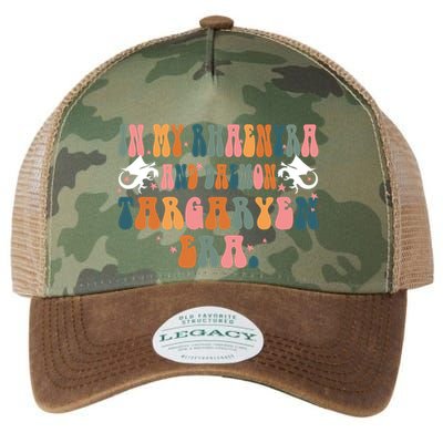 In My Rhaenyra And Daemon Targaryen Erateam Black Dragon Legacy Tie Dye Trucker Hat