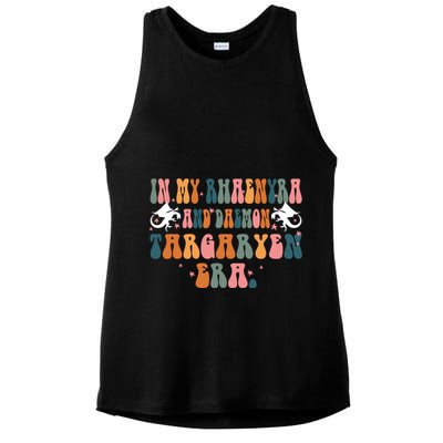 In My Rhaenyra And Daemon Targaryen Erateam Black Dragon Ladies PosiCharge Tri-Blend Wicking Tank
